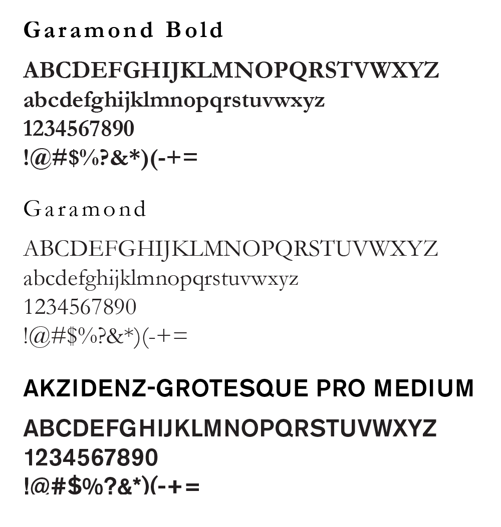 fonts