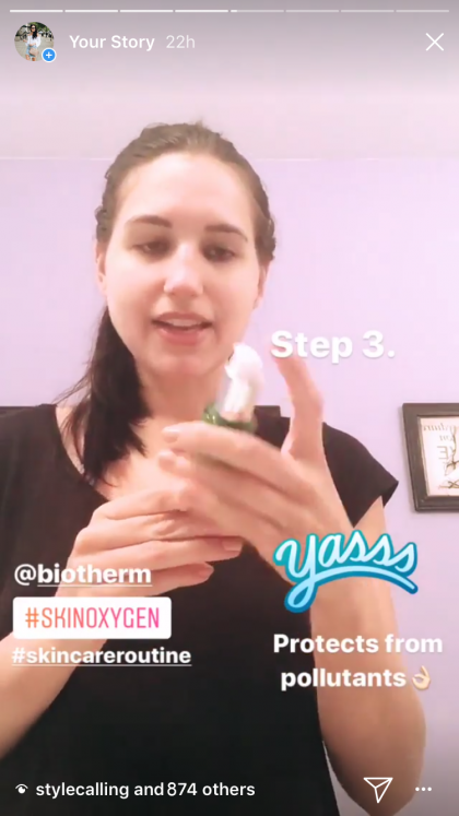 krystin-tysire-instagram-story-biotherm-3